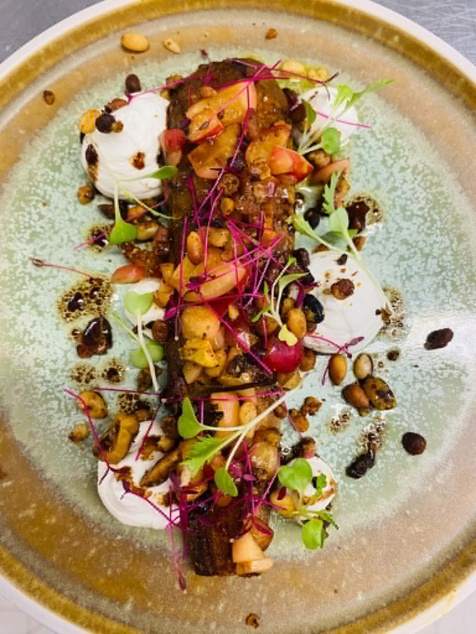 Assiette gastronomique de saison - L'Ocre Rouge